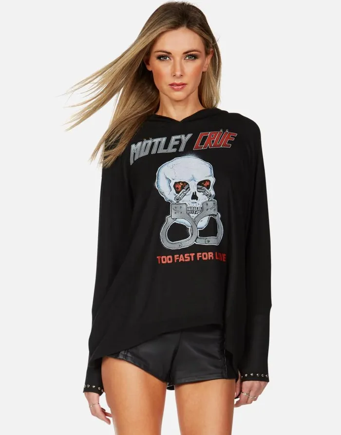 Wilma Too Fast For Love Black Women Lauren Moshi Hoodies
