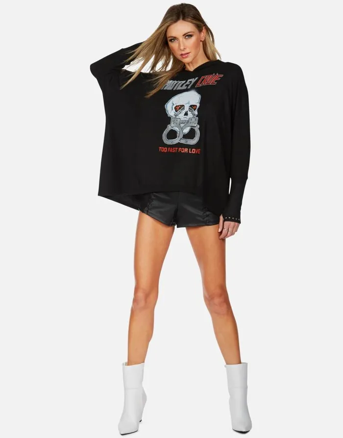 Wilma Too Fast For Love Black Women Lauren Moshi Hoodies