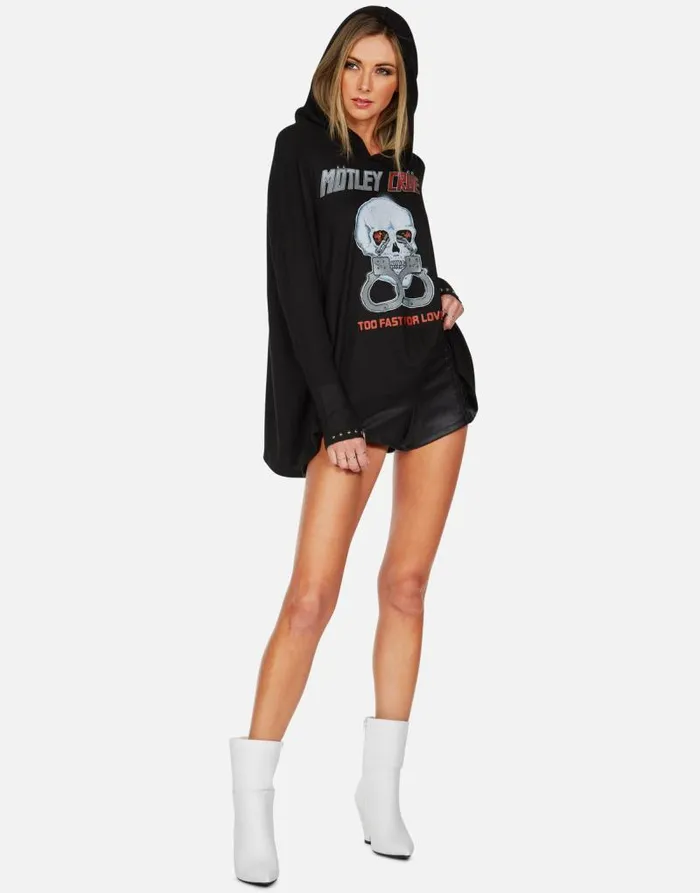 Wilma Too Fast For Love Black Women Lauren Moshi Hoodies