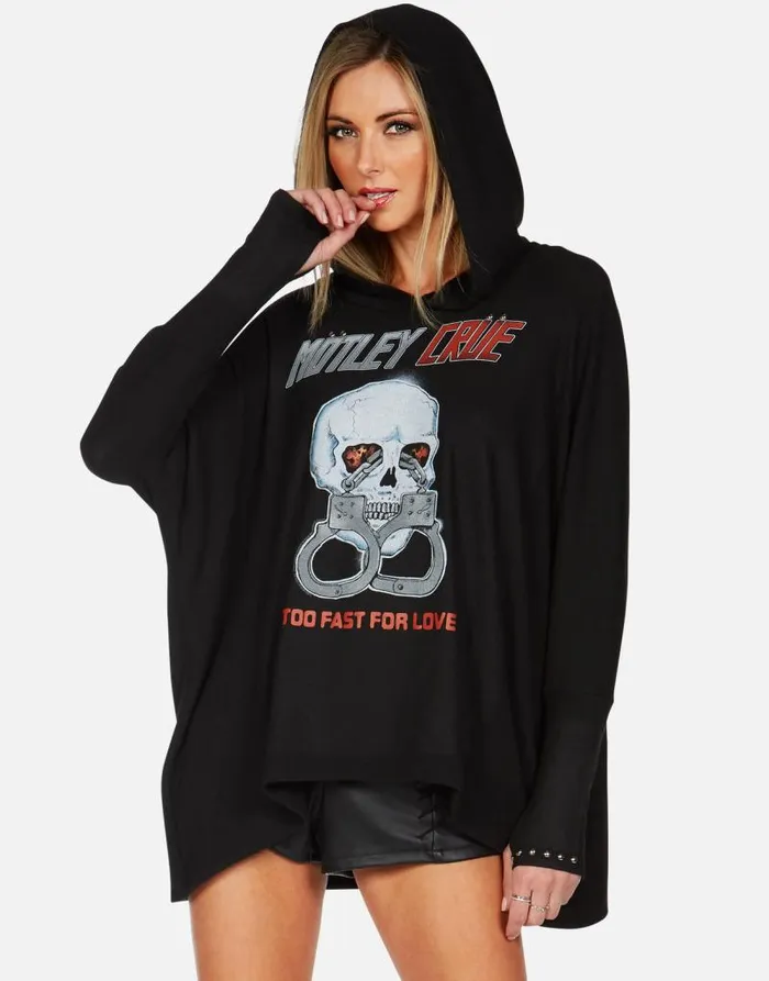 Wilma Too Fast For Love Black Women Lauren Moshi Hoodies