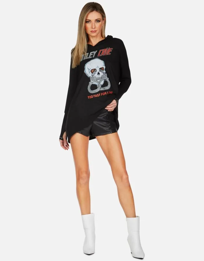 Wilma Too Fast For Love Black Women Lauren Moshi Hoodies