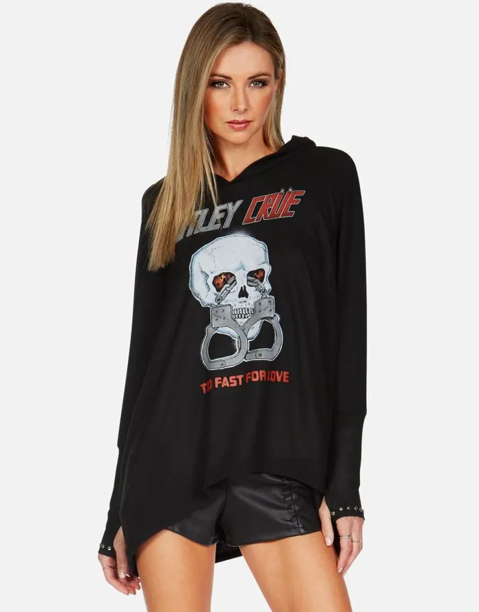 Wilma Too Fast For Love Black Women Lauren Moshi Hoodies