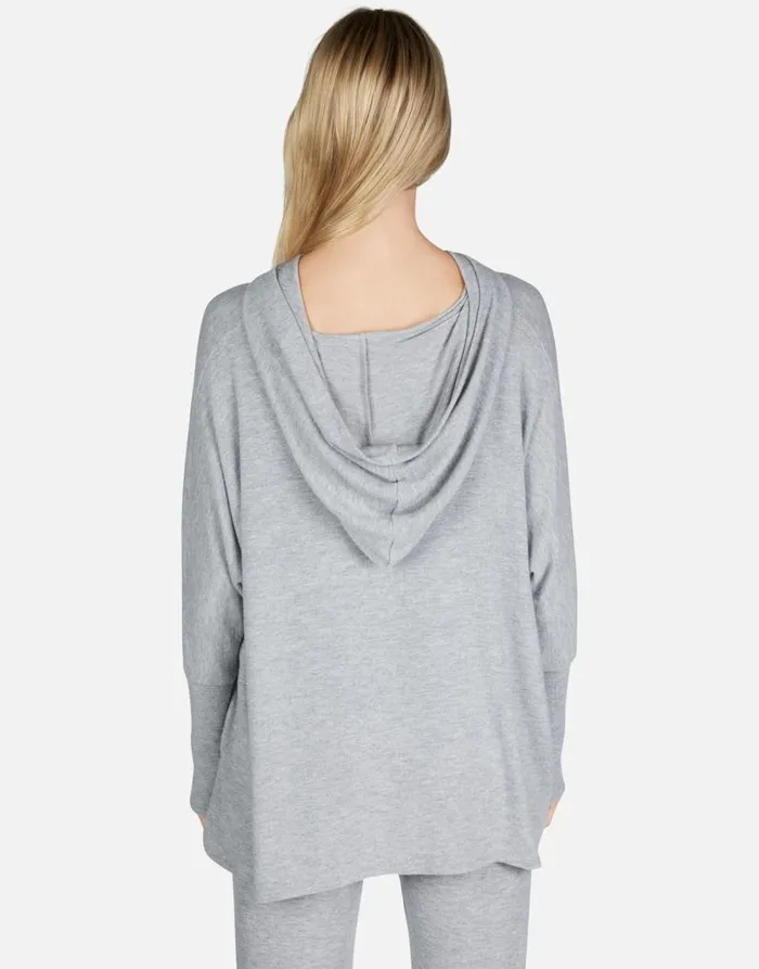 Wilma World Love Heather Grey Women Lauren Moshi Hoodies