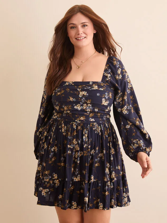 Wilow Floral Mini Dress Navyfloral Women Altar039d State Dresses