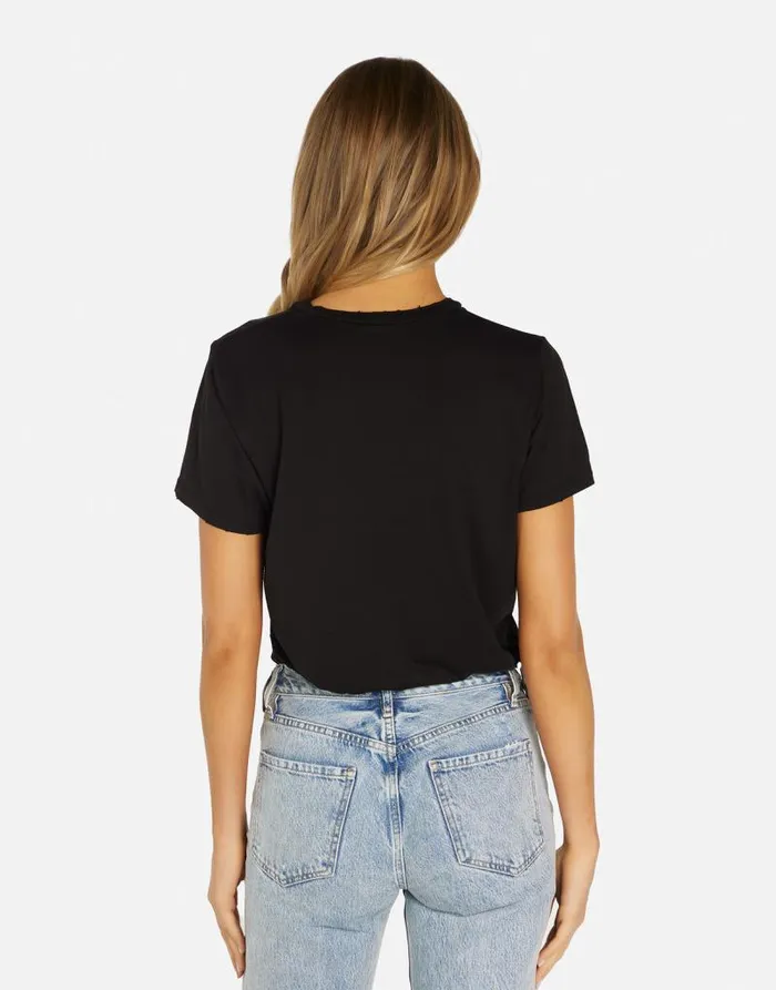 Wolf Elvis Presley Cadillac Black Women Lauren Moshi Short Sleeve