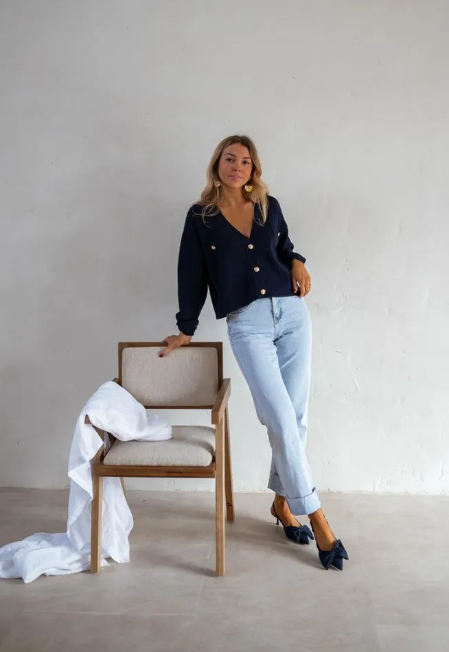 Women039s Clothing Cardigans Easy Clothes Blue Dara Cardigan Women039s Clothing Cardigans Easy Clothes Blue Dara Cardigan