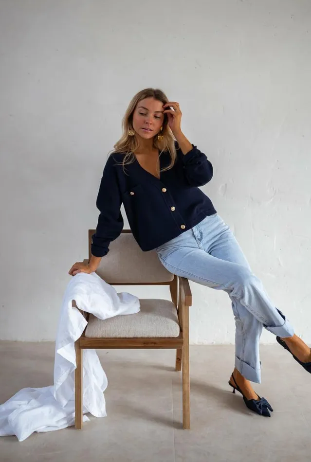 Women039s Clothing Cardigans Easy Clothes Blue Dara Cardigan Women039s Clothing Cardigans Easy Clothes Blue Dara Cardigan
