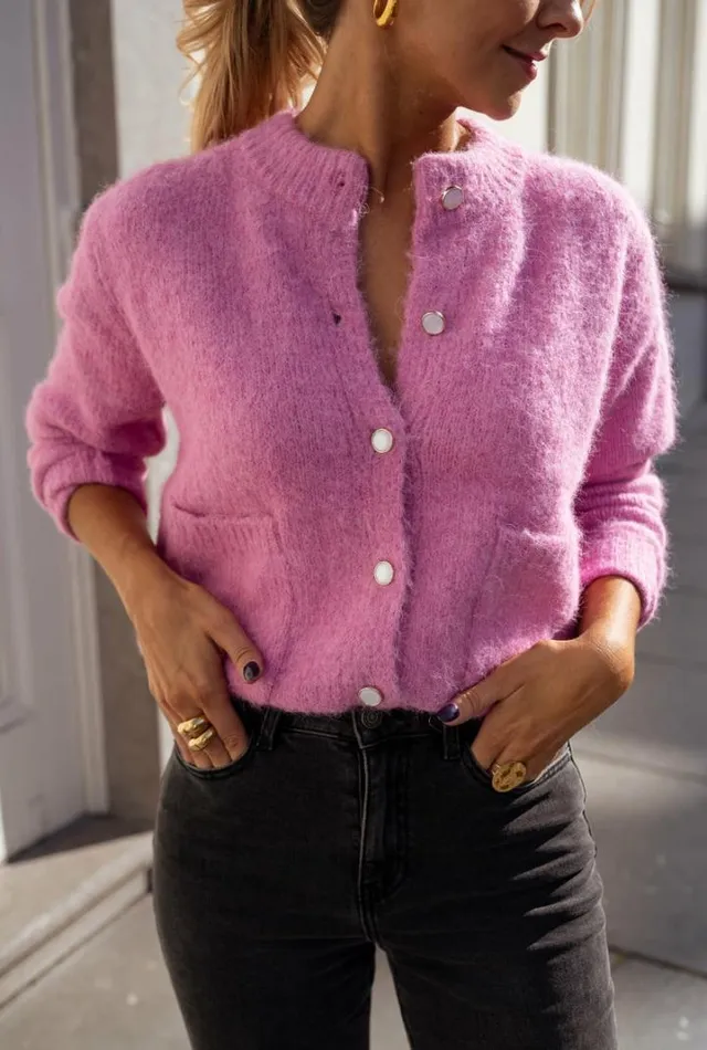 Women039s Clothing Cardigans Easy Clothes Pink Kyle Cardigan
