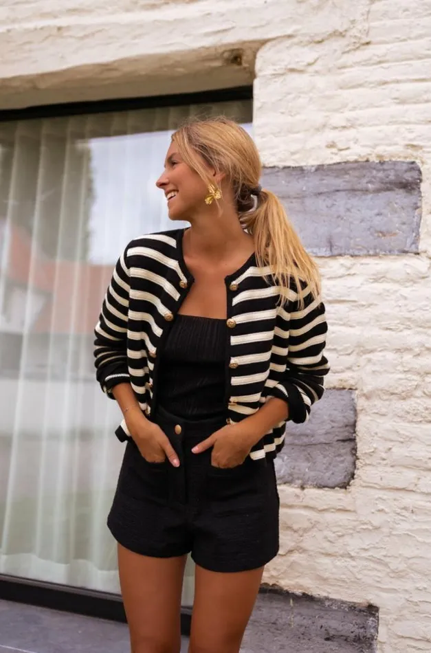 Women039s Clothing Cardigans Easy Clothes Striped Tiago Cardigan