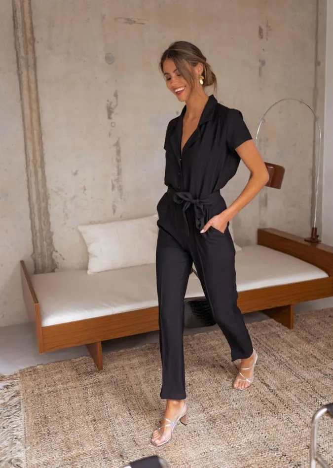 Women039s Clothing Dresses Easy Clothes Black Rico Jumpsuit Black Women039s Clothing Dresses Easy Clothes Black Rico Jumpsuit Black