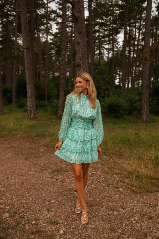Women039s Clothing Dresses Easy Clothes Blue And Green Manae Dress Blue And Green
