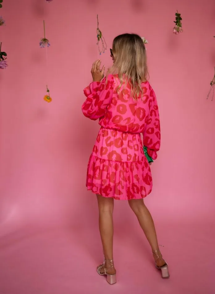 Women039s Clothing Dresses Easy Clothes Pink And Red Aelis Dress