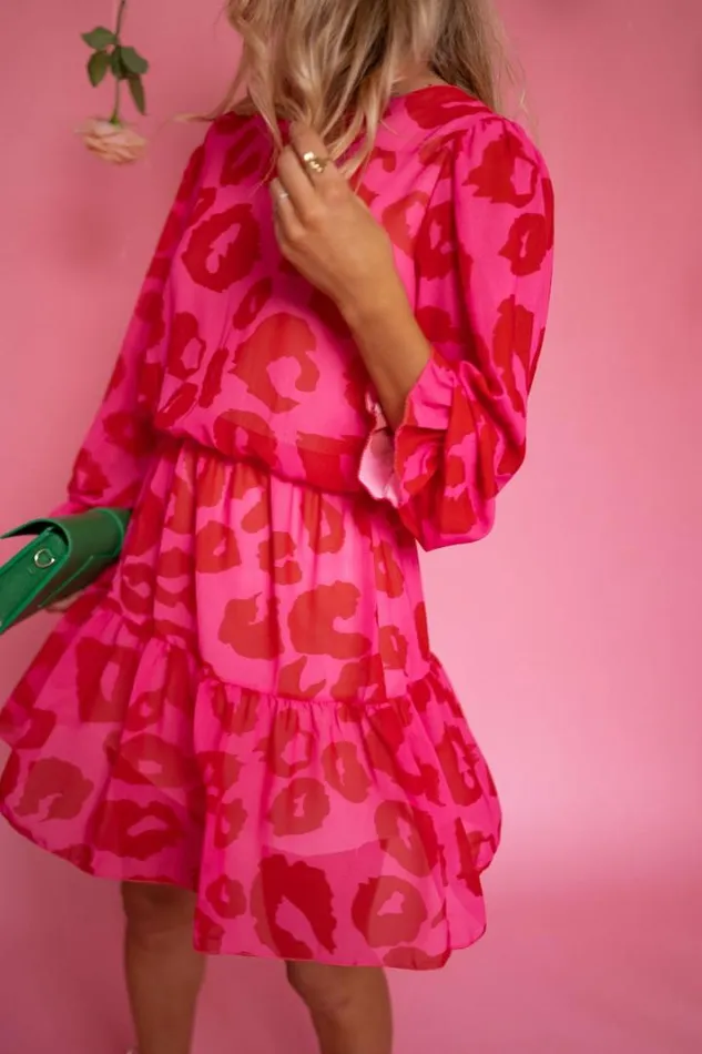 Women039s Clothing Dresses Easy Clothes Pink And Red Aelis Dress