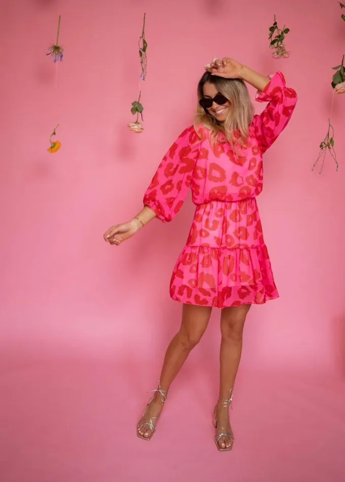 Women039s Clothing Dresses Easy Clothes Pink And Red Aelis Dress