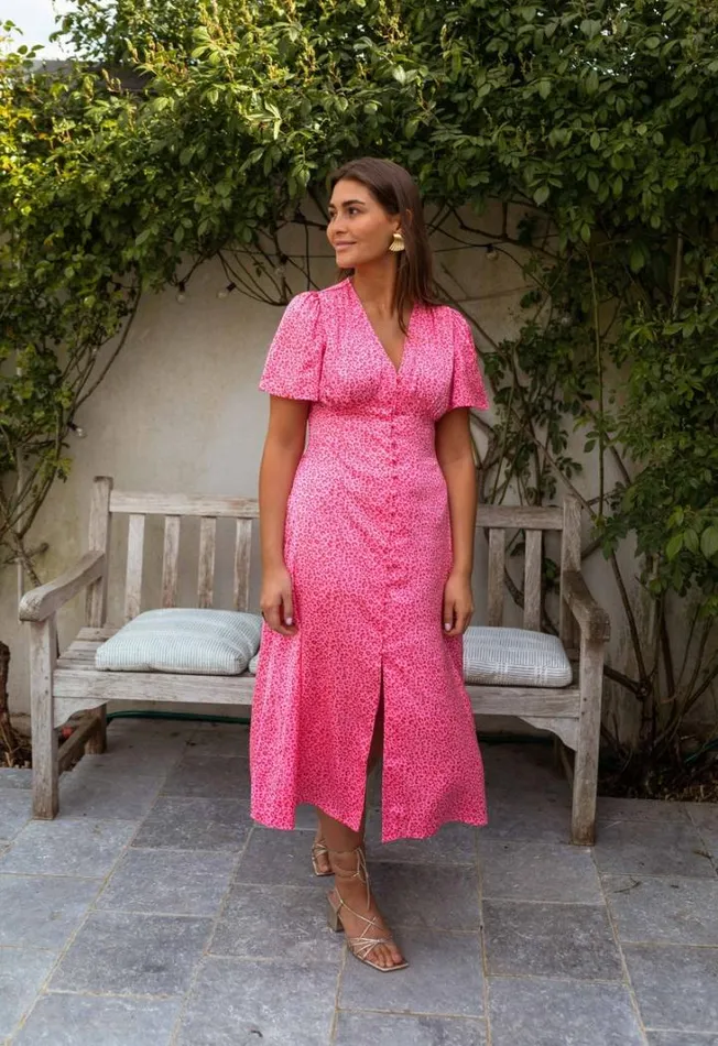 Women039s Clothing Dresses Easy Clothes Pink And Red Sutton Dress Women039s Clothing Dresses Easy Clothes Pink And Red Sutton Dress
