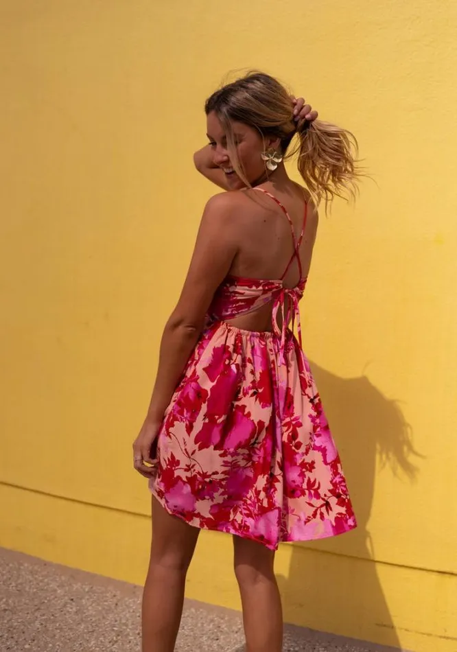 Women039s Clothing Dresses Easy Clothes Pink Floral Nolwenn Dress