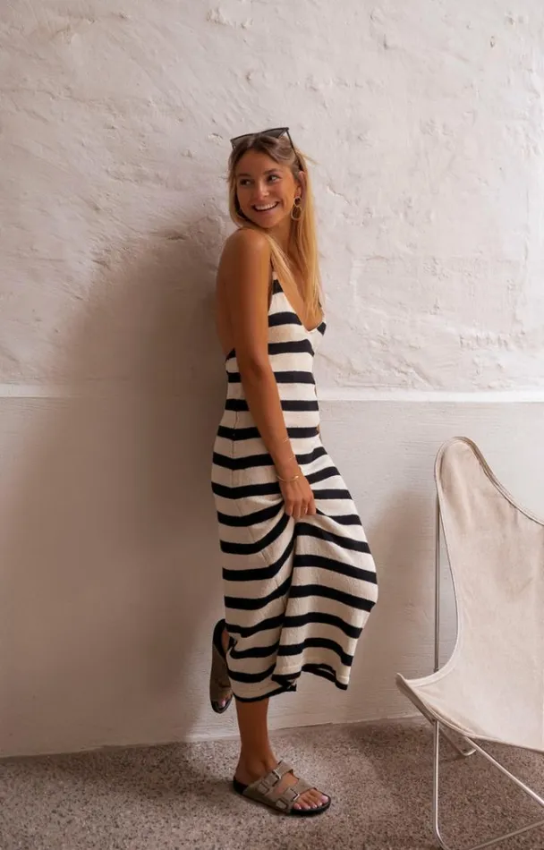 Women039s Clothing Dresses Easy Clothes Striped Sandra Beach Dress