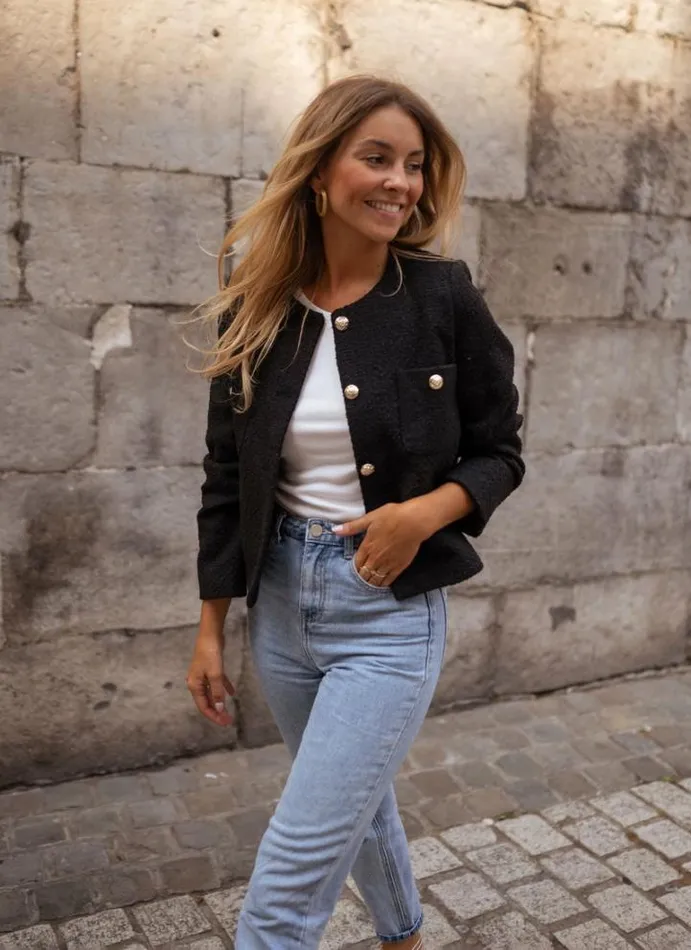 Women039s Clothing Jackets Easy Clothes Black Leonore Jacket