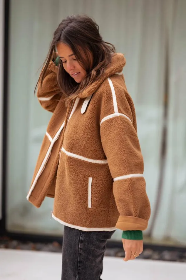 Women039s Clothing Jackets Easy Clothes Brown Nita Jacket Brown