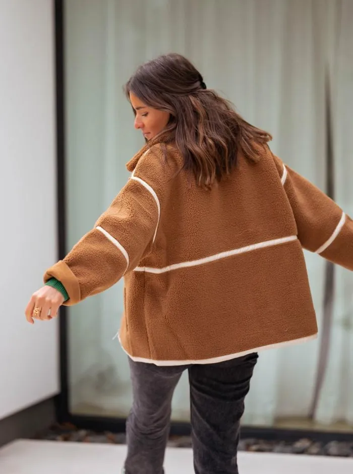 Women039s Clothing Jackets Easy Clothes Brown Nita Jacket Brown