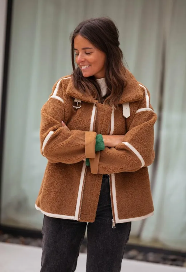 Women039s Clothing Jackets Easy Clothes Brown Nita Jacket Brown