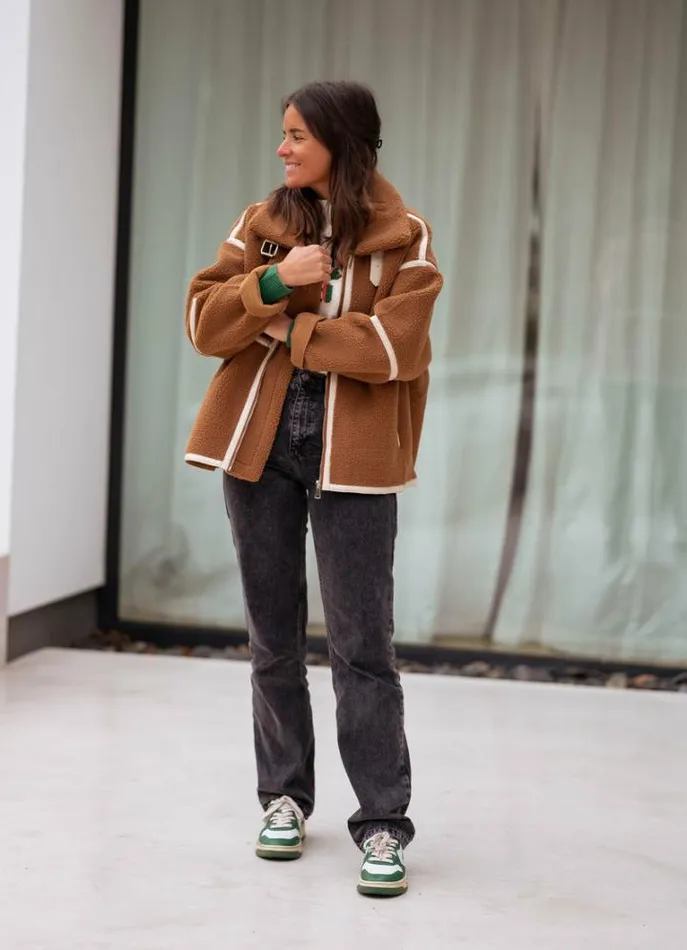 Women039s Clothing Jackets Easy Clothes Brown Nita Jacket Brown