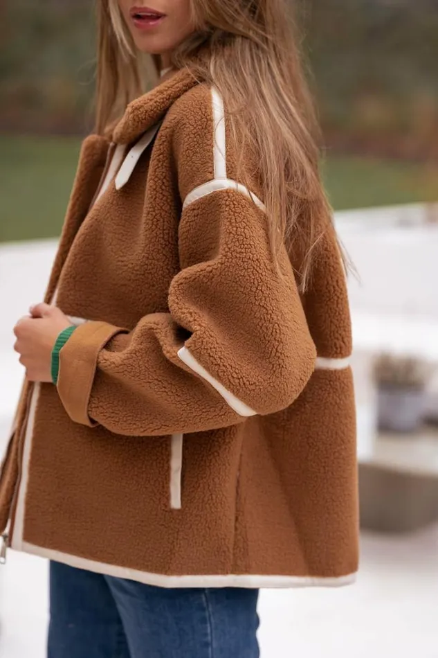 Women039s Clothing Jackets Easy Clothes Brown Nita Jacket Brown