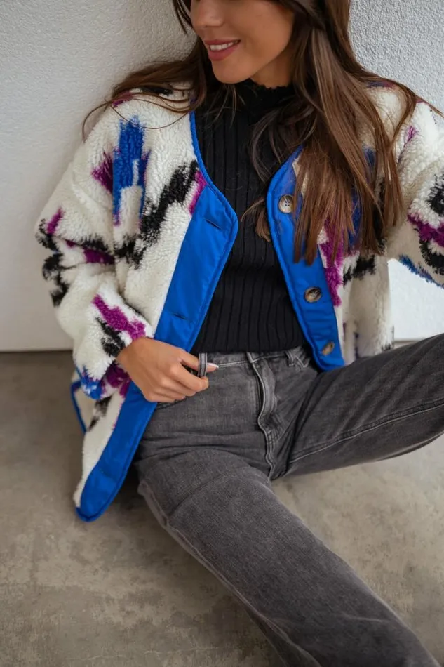 Women039s Clothing Jackets Easy Clothes Patterned Joshua Faux Sheep Fur Jacket Women039s Clothing Jackets Easy Clothes Patterned Joshua Faux Sheep Fur Jacket