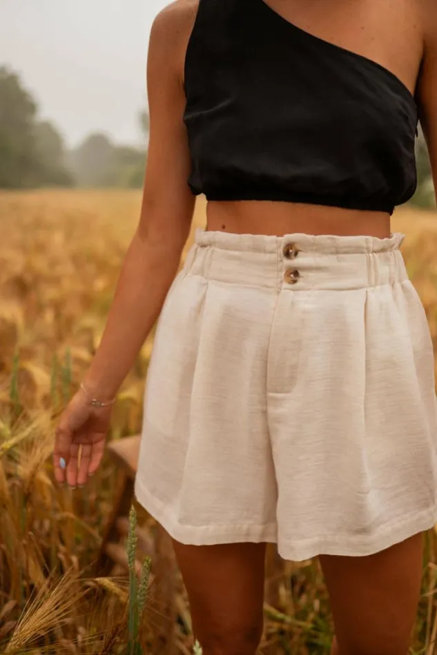 Women039s Clothing Shorts Easy Clothes Beige Alec Shorts
