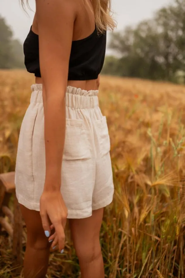 Women039s Clothing Shorts Easy Clothes Beige Alec Shorts