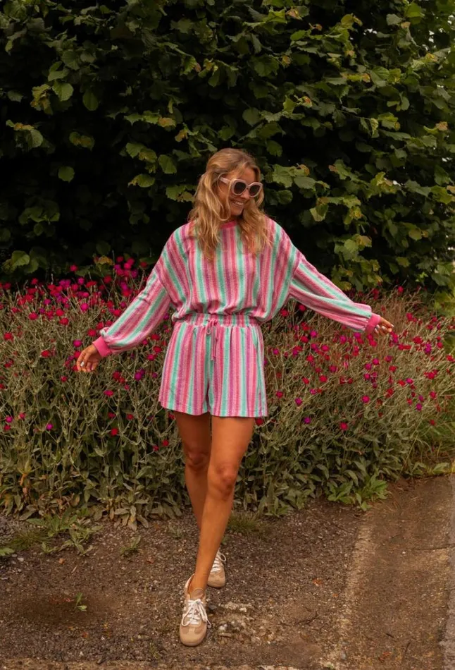 Women039s Clothing Shorts Easy Clothes Striped Hemmo Shorts Women039s Clothing Shorts Easy Clothes Striped Hemmo Shorts
