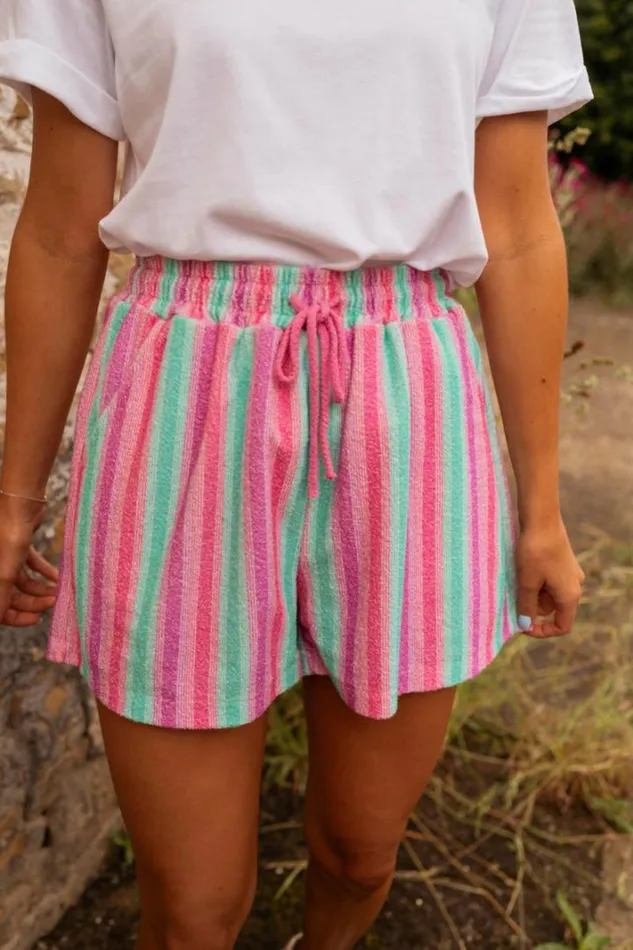 Women039s Clothing Shorts Easy Clothes Striped Hemmo Shorts Women039s Clothing Shorts Easy Clothes Striped Hemmo Shorts
