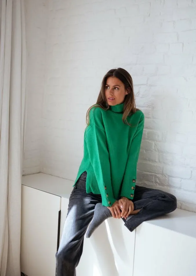 Women039s Clothing Sweaters Easy Clothes Green Matis Sweater