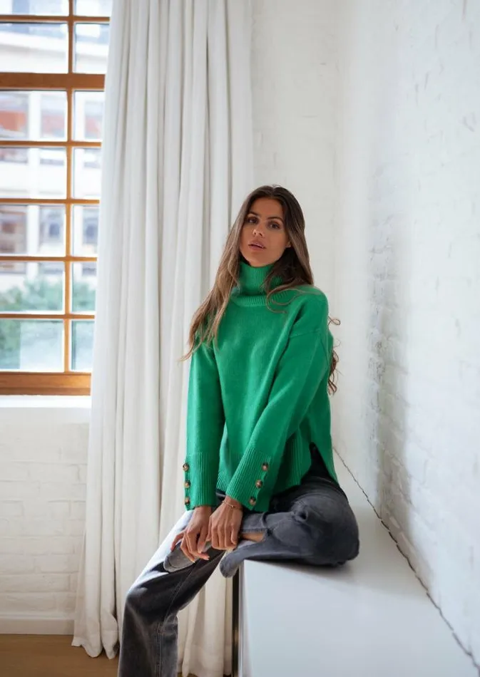 Women039s Clothing Sweaters Easy Clothes Green Matis Sweater
