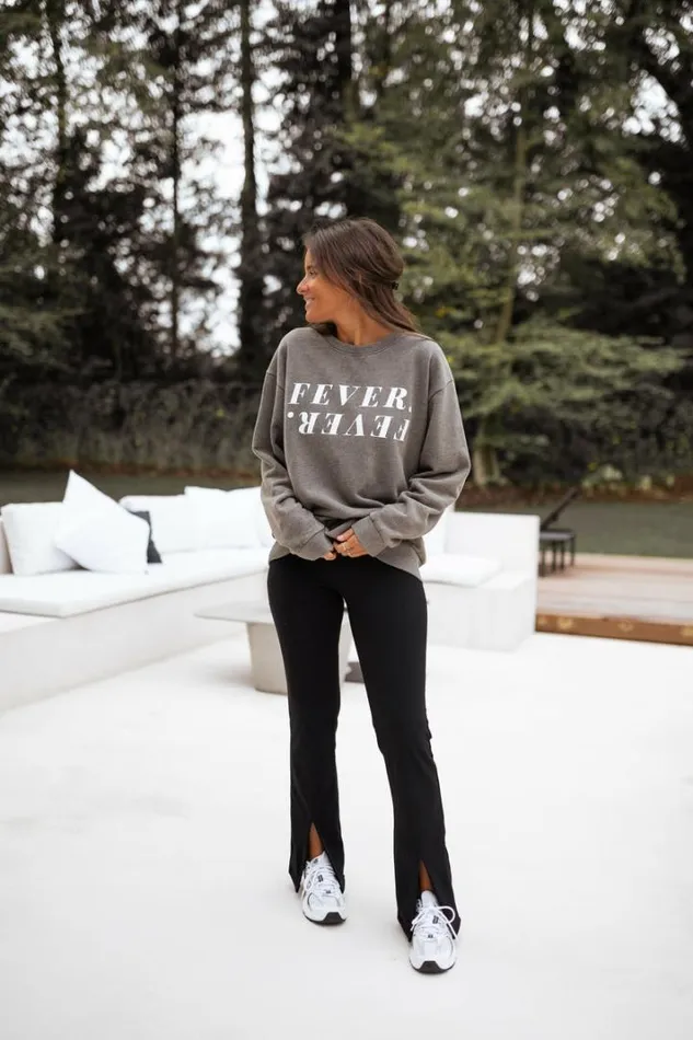 Women039s Clothing Sweaters Easy Clothes Grey Fever Sweater