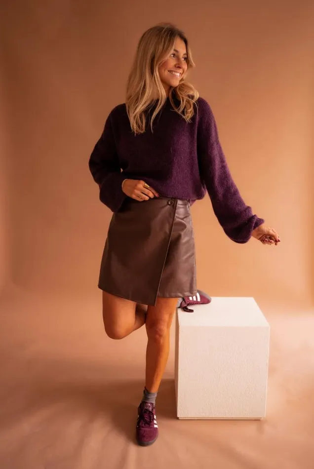 Women039s Clothing Sweaters Easy Clothes Plum Joela Sweater Plum