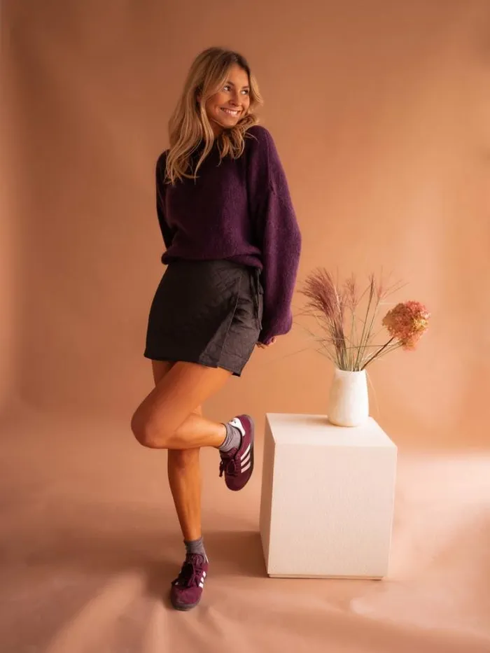 Women039s Clothing Sweaters Easy Clothes Plum Joela Sweater Plum
