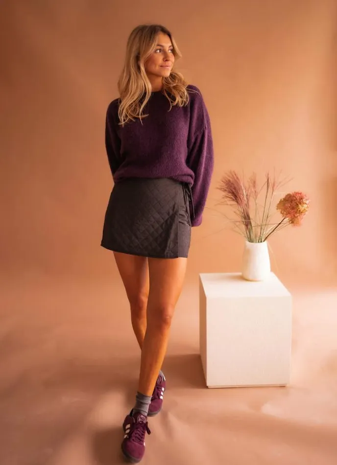 Women039s Clothing Sweaters Easy Clothes Plum Joela Sweater Plum