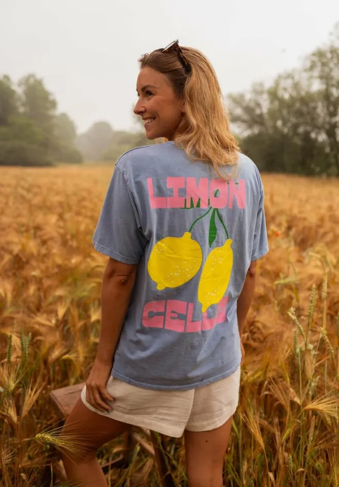 Women039s Clothing Tshirts Easy Clothes Blue Limon TShirt Women039s Clothing Tshirts Easy Clothes Blue Limon TShirt