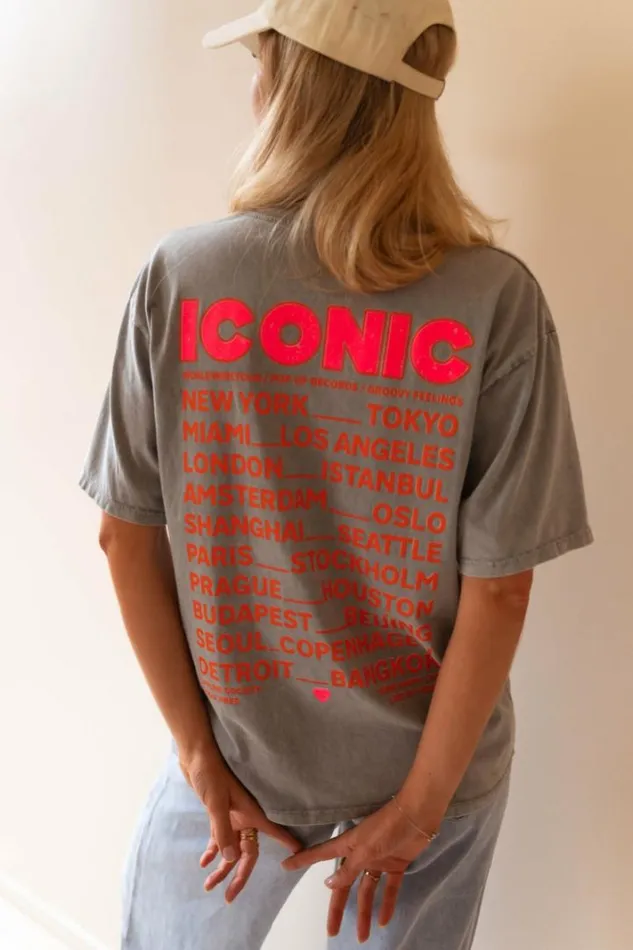 Women039s Clothing Tshirts Easy Clothes Grey Iconic TShirt
