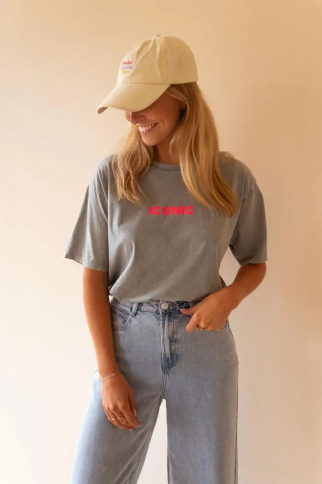 Women039s Clothing Tshirts Easy Clothes Grey Iconic TShirt Women039s Clothing Tshirts Easy Clothes Grey Iconic TShirt