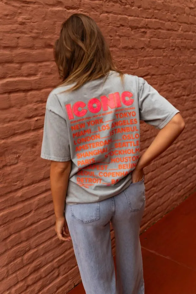 Women039s Clothing Tshirts Easy Clothes Grey Iconic TShirt Women039s Clothing Tshirts Easy Clothes Grey Iconic TShirt