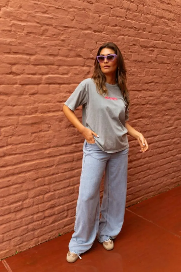 Women039s Clothing Tshirts Easy Clothes Grey Iconic TShirt Women039s Clothing Tshirts Easy Clothes Grey Iconic TShirt