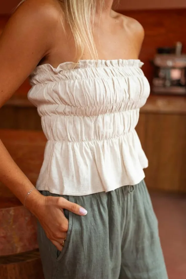 Women039s Clothing Tops Easy Clothes Beige Jude Top