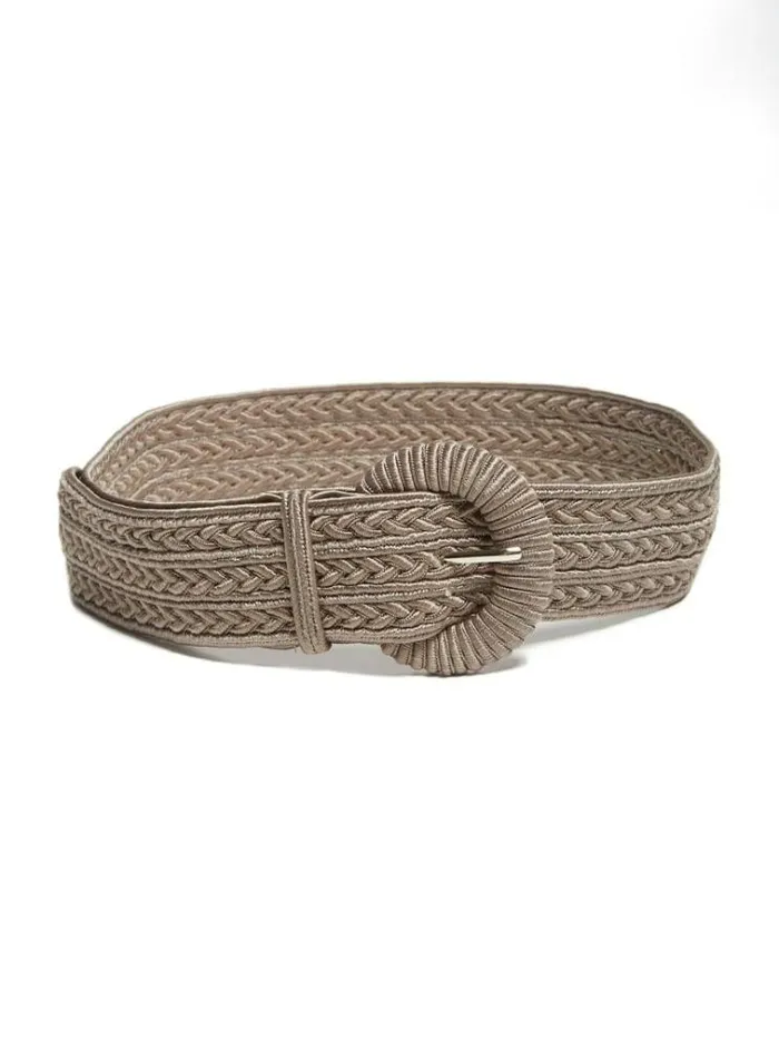 Women Accessories Marciano Braided Belt Taupe