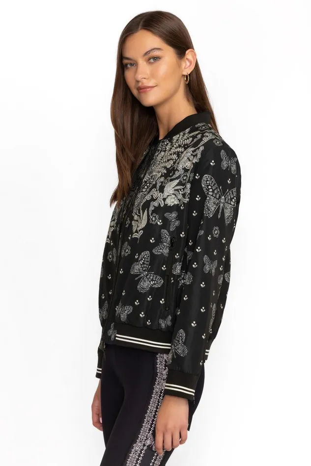 Women Active Johnny Was BEE ACTIVE DROP SHOULDER BOMBER JACKET Farfalla