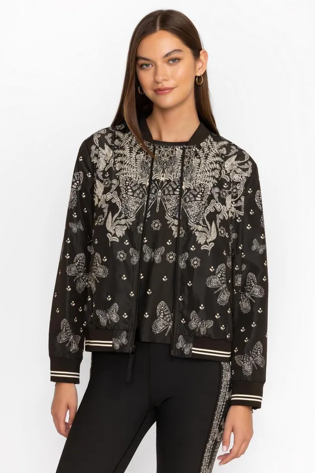 Women Active Johnny Was BEE ACTIVE DROP SHOULDER BOMBER JACKET Farfalla