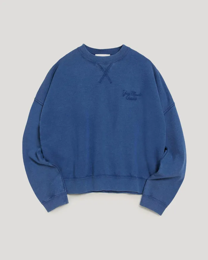 Women Almost Grown Sweatshirt Blue YMC Tops and TShirts