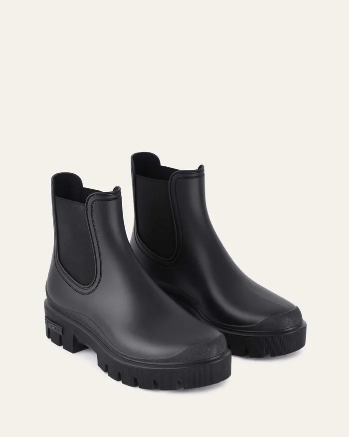 Women ANKLE BOOTS jomercer Maeva flat ankle boots black rubber
