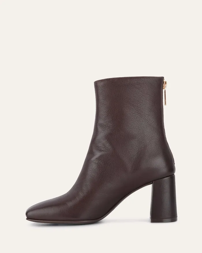 Women ANKLE BOOTS jomercer Nevada mid ankle boots chocolate leather